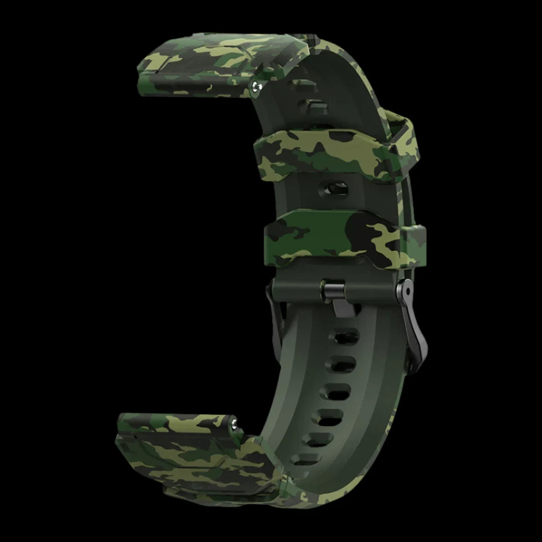 Silicon Green Camo Strap